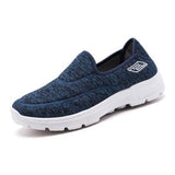 【2 pieces Free Shipping】Casual Breathable Cotton Elastic Soft Flat Sneakers