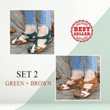 Comfy Arch Support Retro Round Toe Sandals&BUY 2 FREE SHIPPING