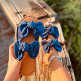Bow Decor Slide Sandals