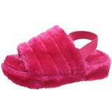 Non-Slip Furry Fluffy Slippers Chic Sandals
