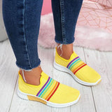 Women's Mesh Colorful Knitted Sneakers