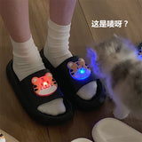 Luminous slippers-EVA Mute Thick Slippers