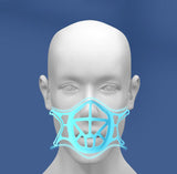 Bracket-3D  Silicone  Reusable&Washable Face Mask(3Pcs)