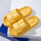 【8.9$Limited time factory event】Home Slippers Summer Men Women Cloud Slides Indoor Mute Non-slip Bathing Flip Flop Sandals Woman Summer 2023 【3 pairs free shipping】
