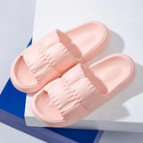 【8.9$Limited time factory event】Home Slippers Summer Men Women Cloud Slides Indoor Mute Non-slip Bathing Flip Flop Sandals Woman Summer 2023 【3 pairs free shipping】
