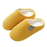 Thermal Cotton-Padded Slippers With Soft Outsole