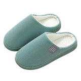 Thermal Cotton-Padded Slippers With Soft Outsole