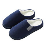 Thermal Cotton-Padded Slippers With Soft Outsole