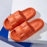 【8.9$Limited time factory event】Home Slippers Summer Men Women Cloud Slides Indoor Mute Non-slip Bathing Flip Flop Sandals Woman Summer 2023 【3 pairs free shipping】