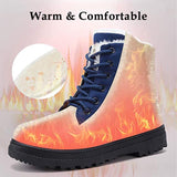 Women's Velvet Warm Snow High-top Boots