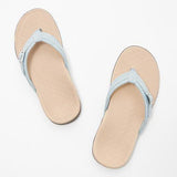 Comfy Soft Thong Sandals With Buckle Detail
