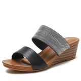 Women's Summer Platform Sandals With Wedge Heels
