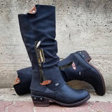 Women's Vintage Stylish Casual Mid Calf Boots