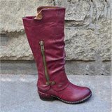 Women's Vintage Stylish Casual Mid Calf Boots