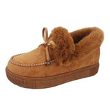 Fashion Casual Bow Fur Short Boots