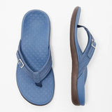 Comfy Soft Thong Sandals With Buckle Detail