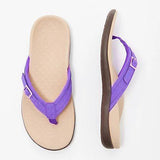 Comfy Soft Thong Sandals With Buckle Detail