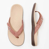 Comfy Soft Thong Sandals With Buckle Detail