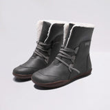 Women's Round Toe Solid Color Keep Warm Ankle Boots