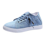 Lace-up Breathable Canvas Flats Sneakers