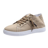 Lace-up Breathable Canvas Flats Sneakers