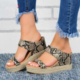 Slip-on Wedge Sandals