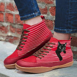 PU Flat Heel Ankle Boots