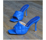 Popular High Heels Square Toe Sandals