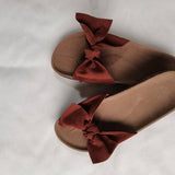 Women's Casual Bowknot Flat Slippers