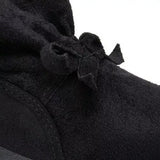 Women's Bowknot Closed Toe Round Toe Flat Heel Flats