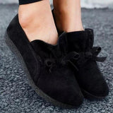 Women's Bowknot Closed Toe Round Toe Flat Heel Flats