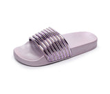 Women Flashing Diamond Flat Sandals