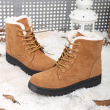 Women's Velvet Warm Snow High-top Boots