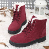 Women's Velvet Warm Snow High-top Boots
