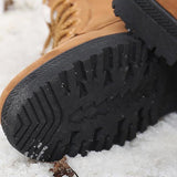 Women's Velvet Warm Snow High-top Boots