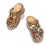 Women's Chic Slip-on Wedge Mule Clogs