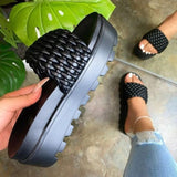 New Women's Solid Color Summer Allover Sandals
