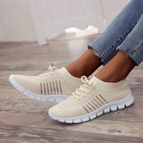 Women's Hollow-out Flats Cloth Flat Heel Sneakers