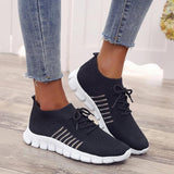Women's Hollow-out Flats Cloth Flat Heel Sneakers