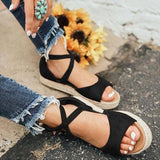 Buckle Wedge Dress Sandal