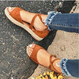 Buckle Wedge Dress Sandal
