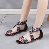 Beach Flat Shoes With Bohemian Ethnic Style