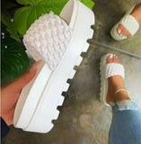 New Women's Solid Color Summer Allover Sandals