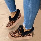 Fashion Casual Bow Fur Short Boots