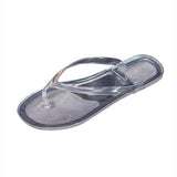 Summer Flat Crystal Jelly Beach Sandal Slippers