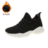 Casual Cotton Lace-up Sport Sneakers