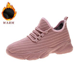 Casual Cotton Lace-up Sport Sneakers