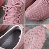 Casual Cotton Lace-up Sport Sneakers