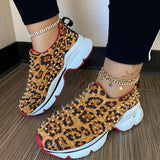 Women's Rivet Slip-On Platform Causal Sneakers
