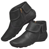 Women's Comfy Side-Zipper Ankle Martin Boots